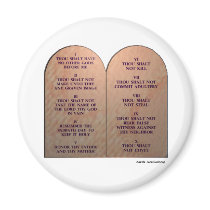 Ten Commandments Fridge Magnets