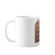 Ten Commandments Coffee Mug