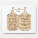 Ten Commandments of Zymurgy Mousepad