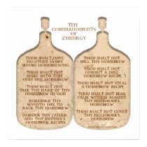 Ten Commandments of Zymurgy