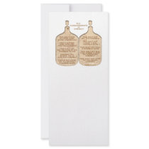 Ten Commandments of Zymurgy Personalized Rack Card