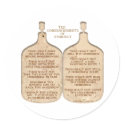 Ten Commandments of Zymurgy Sticker