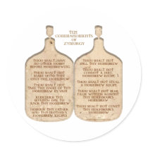 Ten Commandments of Zymurgy Sticker