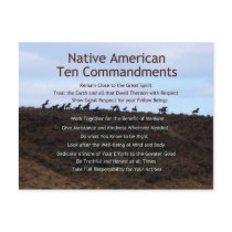 Ten Commandments postcards