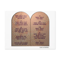 Ten Commandments Post Cards