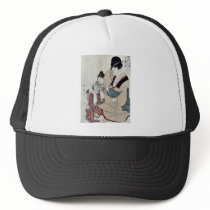 Ten erotic names by Kitagawa, Utamaro Ukiyoe Mesh Hat