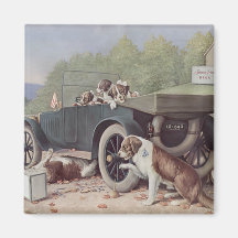 Ten Miles to a Garage Fridge Magnet