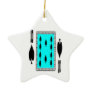 Ten of spades christmas ornament