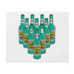 ten pin beer bowling humor personalized flyer
