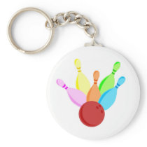 Ten Pin Bowling Keychain