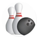 ten pins x 1 stickers