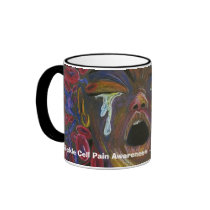 Ten Redefined - Sickle Cell Art mugs by nazaire Ten Redefined - Sickle Cell Art mugs