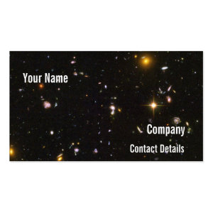 Ten Thousand Colourful Galaxies Business Card profilecard