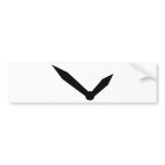 ten to two clock position icon bumper sticker