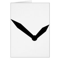 ten to two clock position icon cards