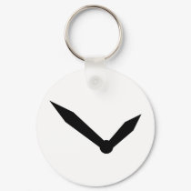 ten to two clock position icon keychains