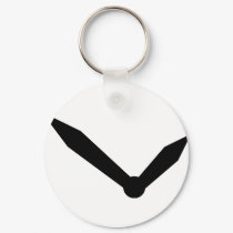 ten to two clock position icon keychains