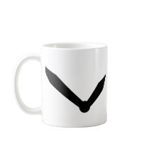 ten to two clock position icon coffee mugs