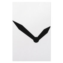 ten to two clock position icon stationery