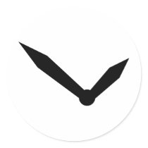 ten to two clock position icon stickers