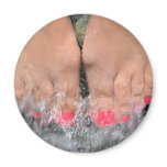 Ten Toes on Holiday magnets