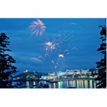 Tenby fireworks display photo cut out