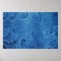 Tend To Zero Blue Posters
