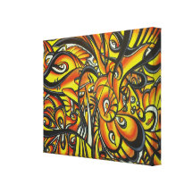 tended fabric Guiñés.d Canvas Prints