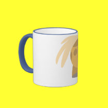 Tender Cartoon Pony and Flower Mug by Lioness_Graphics Tender Cartoon Pony and Flower Mug