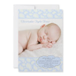 Tender Paisley Dreams - Photo Birth Announcement