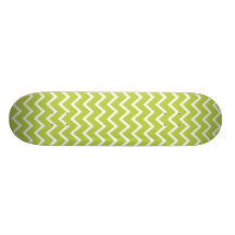 Tender Shoots Green Zig Zag Chevron Skateboards