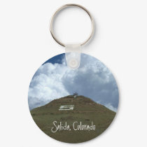 Tenderfoot Hill, Salida, Colorado keychains