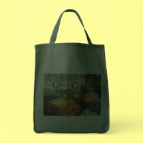 Tending the Produce Bag (Pike Place Seattle) bags