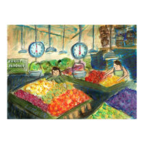 Tending the Produce Poster posters by donnabellas Tending the Produce Poster posters
