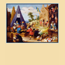 Teniers Festival of Monkeys t-shirts