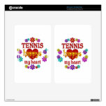Tenis feliz pegatina skin para kindle fire