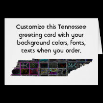 Tennesse Colorful Customize card how you like