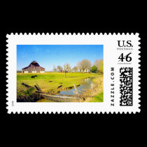 Tennessee Barn and Creek postage