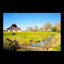 Tennessee Barn and Creek posters