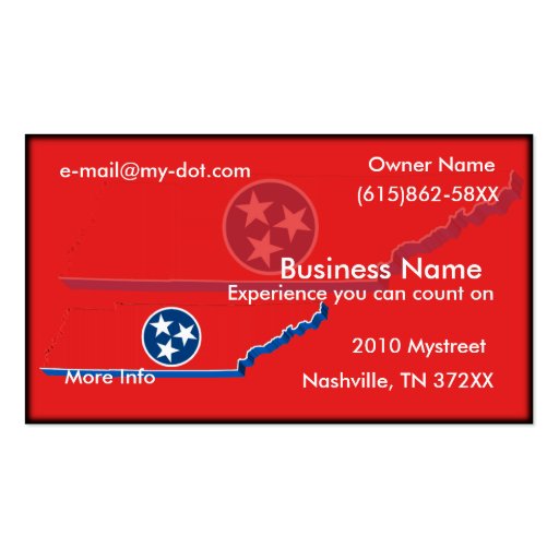 Tennessee Business Card