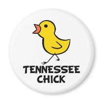 Tennessee Chick Magnet by chicktshirts8 Tennessee Chick Magnet