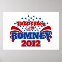 Tennessee con Romney 2012 Posters