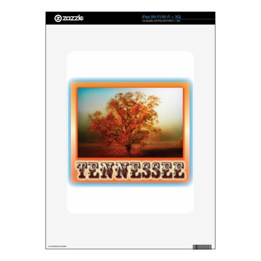 Tennessee Fall Tree Scene iPad Decal