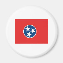 Tennessee FLAG International Fridge Magnets