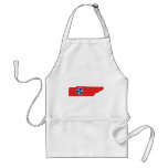Tennessee Flag Map Aprons