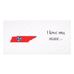 Tennessee Flag Map Photo Card