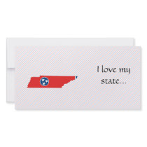 Tennessee Flag Map Photo Card