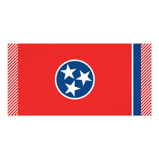 Tennessee Flag Photo Card Template