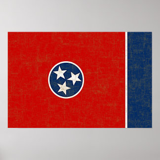 Tennessee State Flag Posters, Tennessee State Flag Prints, Art Prints ...