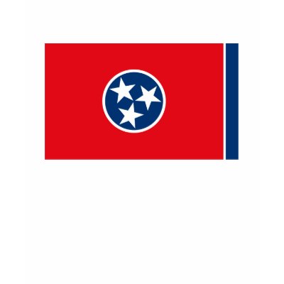 Tennessee Flag T-shirt by FlagTshirts